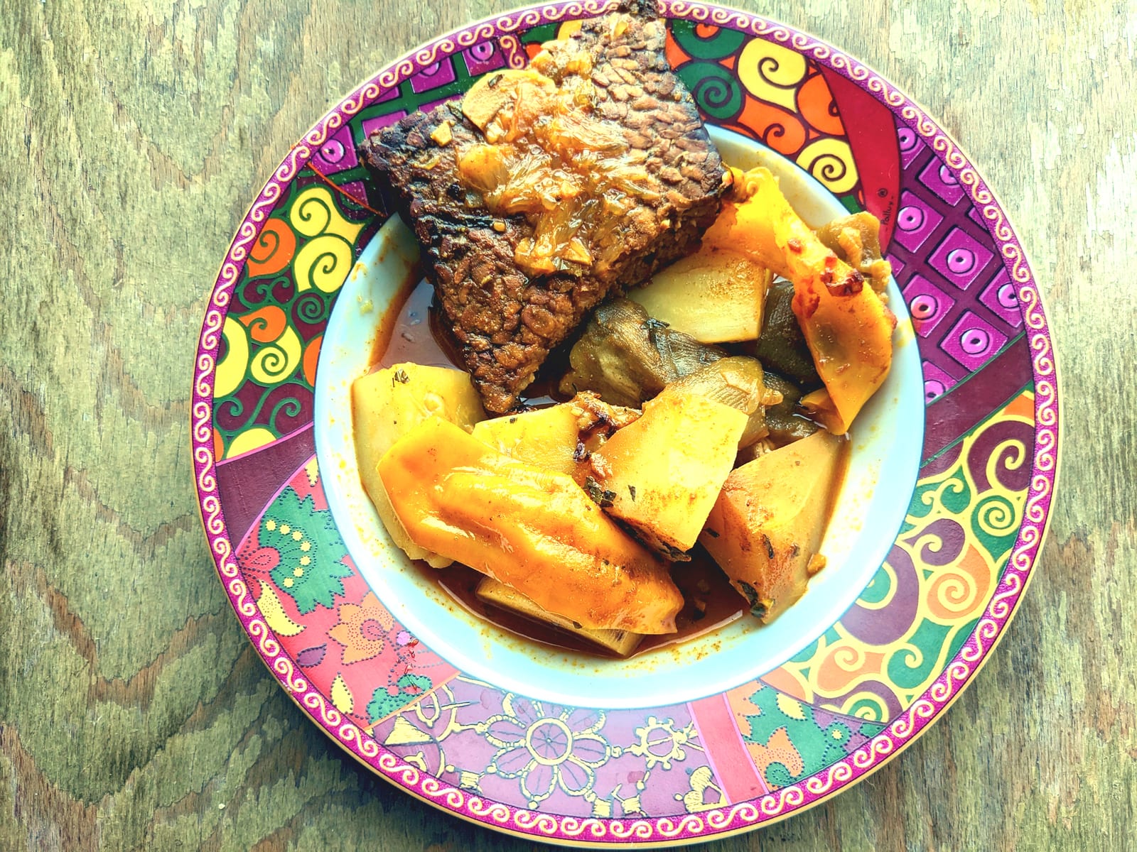 Tajine de Tempeh Olive Citron confit